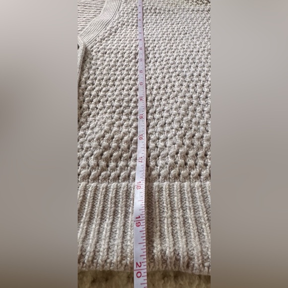 ATM Anthony Thomas Melillo 100% Merino Wool Cardigan Dusty Mauve/Chalk Sz S - Picture 9 of 11